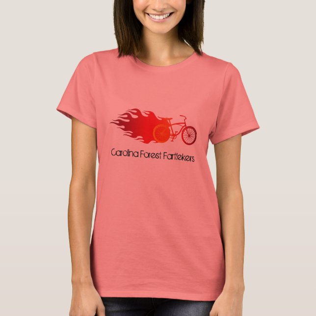Camiseta Carolina Forest Fartlekers - Comemos colinas (Anverso)
