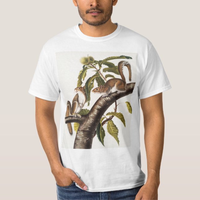 Camiseta Carolina Gray Squirrel (Sciurus Carolinensis) (Anverso)