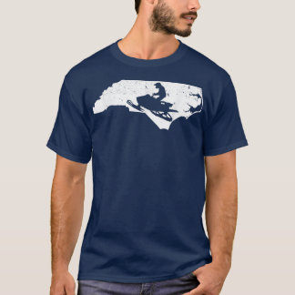 Camiseta Carolina North Snowmobile Riding Wind Sports Sno