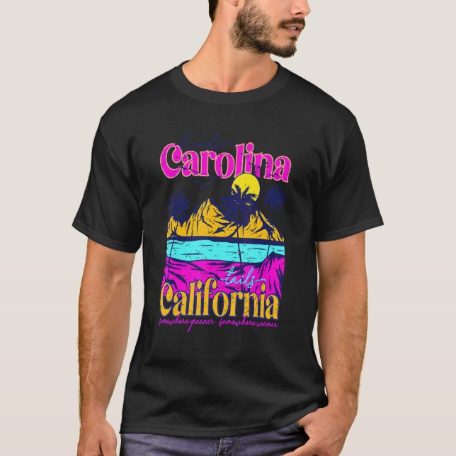 Camiseta Carolina Tail California Western Summer Beach (Anverso)