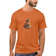 Carolina Wren dice Naranja T-Shirt