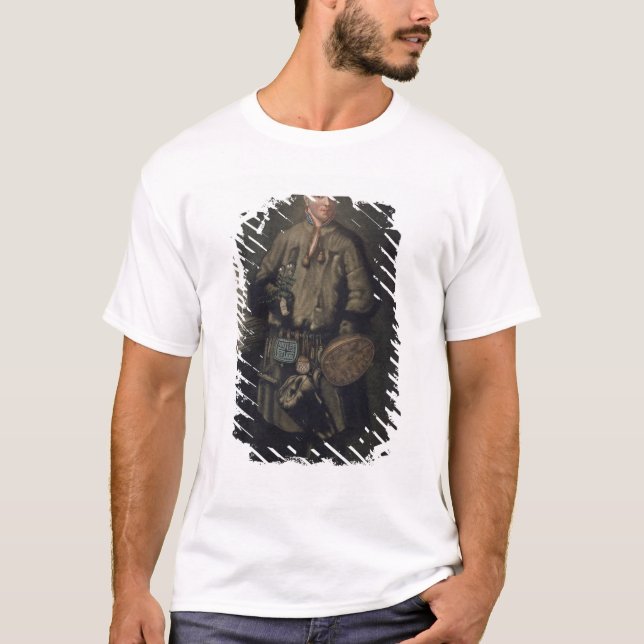 Camiseta Carolus Linnaeus en su vestido de Laponia (Anverso)