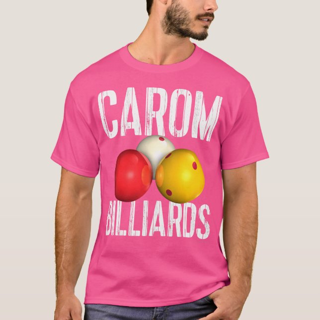 Camiseta Carom Billiards Gear And Apparet (Anverso)