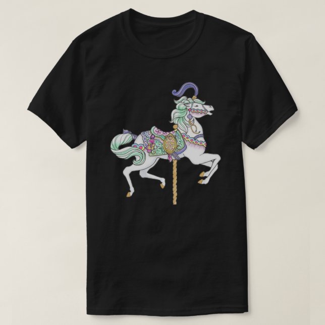Camiseta Carousel Horse Pegatina (Diseño del anverso)