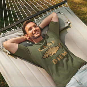 Camiseta Carp Diem Funny Novelty 