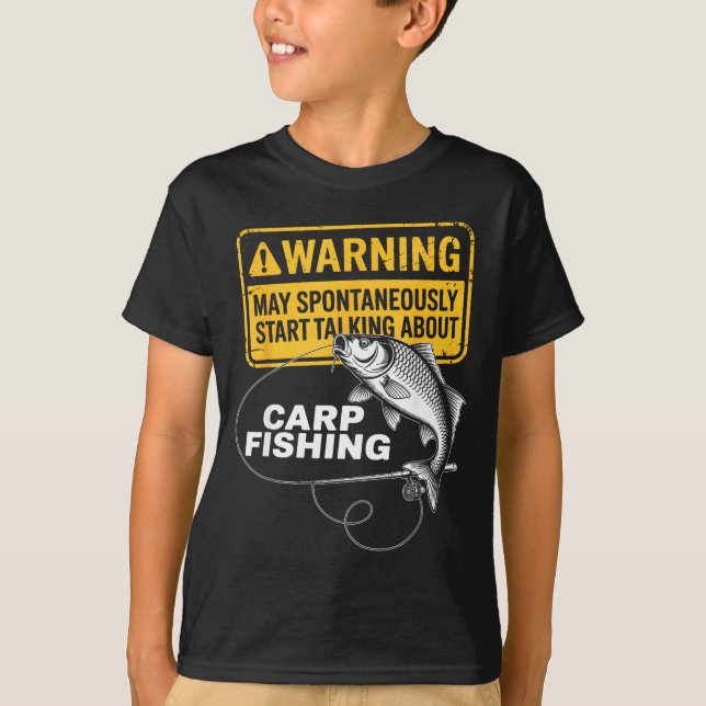 Camiseta Carp Fishing Design For Men Funny Catfish And Carp (Anverso)