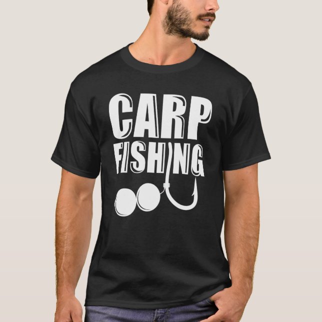 Camiseta Carp Fishing Hook Boilie (Anverso)
