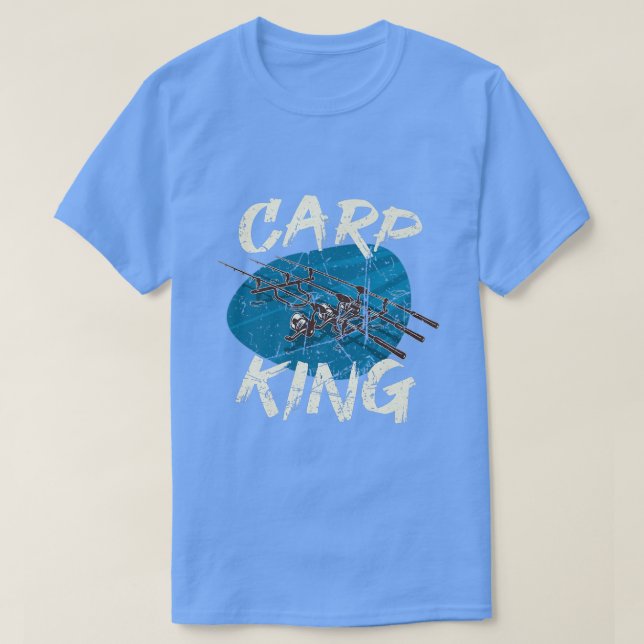 Camiseta Carp King Rod Pod sobre el agua para pescadores Ca (Diseño del anverso)