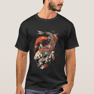 Camiseta Carpa asiática Koi Carpa Koi japonesa pez Nishikig