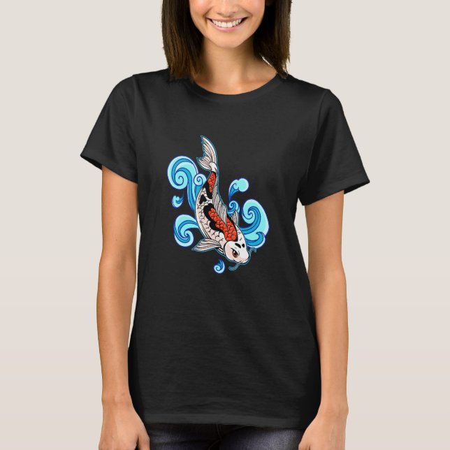 Camiseta Carpa asiática Koi Fish Koi (Anverso)