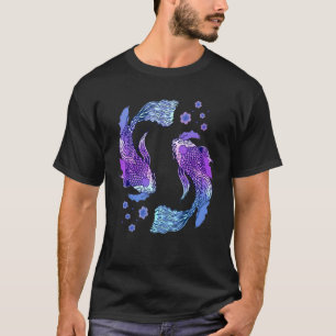 Camiseta Carpa asiática koi japonesa carpa koi Japón estanq