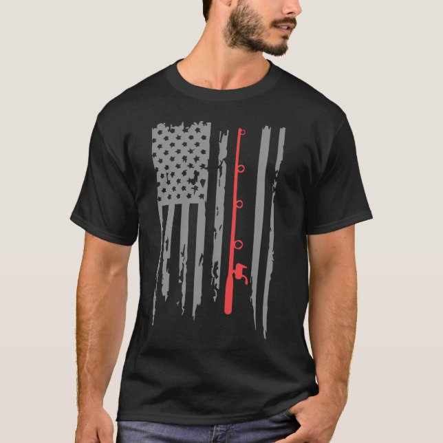 Camiseta Carpa Común Master (bandera americana) 1 (Anverso)