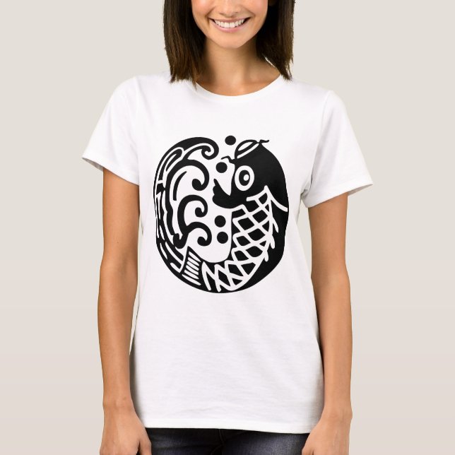 Camiseta Carpa con olas (Anverso)