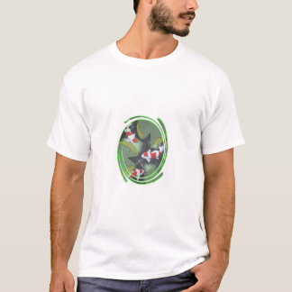 Camiseta carpa de los pescados del koi