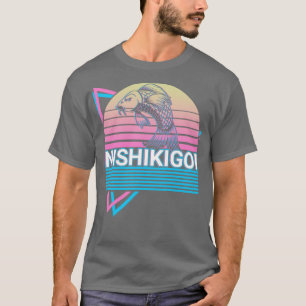 Camiseta Carpa de pescado japonesa Koi Regalo retro japonés