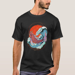 Camiseta Carpa de pescado Koi Nishikigoi Cultura japonesa