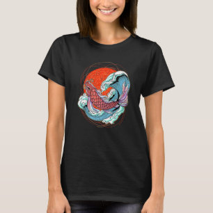 Camiseta Carpa de pescado Koi Nishikigoi Cultura japonesa