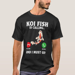 Camiseta Carpa de pescado Koi Nishikigoi Flor de cerezo de 