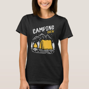 Camiseta Carpa familiar Camping Crew para campista