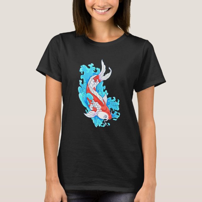 Camiseta Carpa japonesa Koi Fish (Anverso)