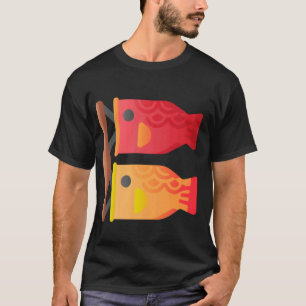 Camiseta Carpa japonesa Koi Kanji Koinobori Bandera 3