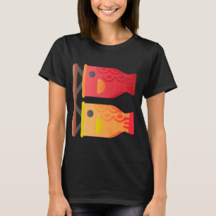 Camiseta Carpa japonesa Koi Kanji Koinobori Bandera 3