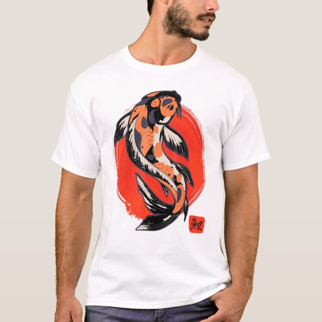 Camiseta Carpa japonesa Koi Nishikigoi Fish Koi Fish (Anverso)