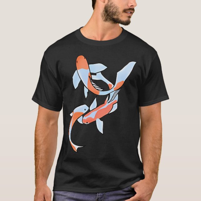 Camiseta carpa koi (Anverso)