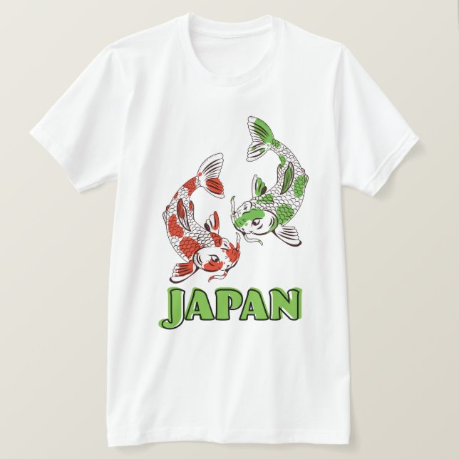Camiseta Carpa Koi (Anverso del diseño)