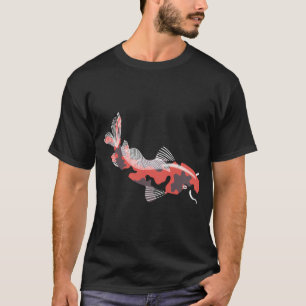 Camiseta carpa koi de estilo japonés