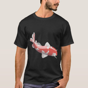 Camiseta carpa koi de estilo japonés