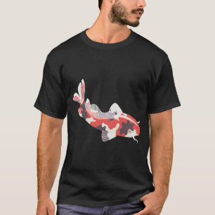 Camiseta carpa koi de estilo japonés