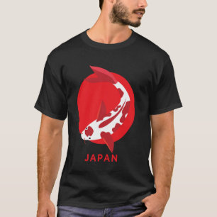 Camiseta Carpa Koi Japón Tancho Nishikigoi Estanque de Pece