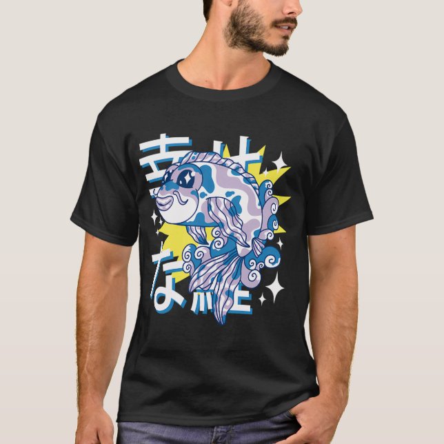 Camiseta carpa koi japonesa (Anverso)