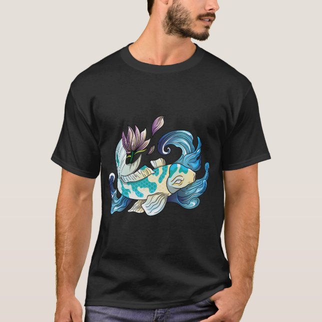 Camiseta carpa koi japonesa (Anverso)
