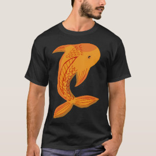 Camiseta Carpa koi naranja