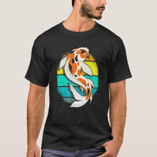 Camiseta Carpa Koi Vintage - Nishikigoi Japón Estanque Pez