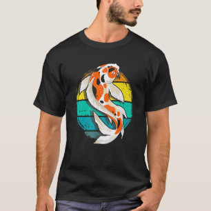 Camiseta Carpa Koi Vintage - Nishikigoi Japón Estanque Pez