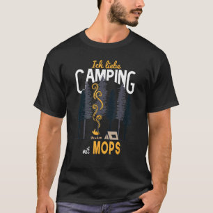 Camiseta Carpa para perros de camping Caravana Bosque Me en