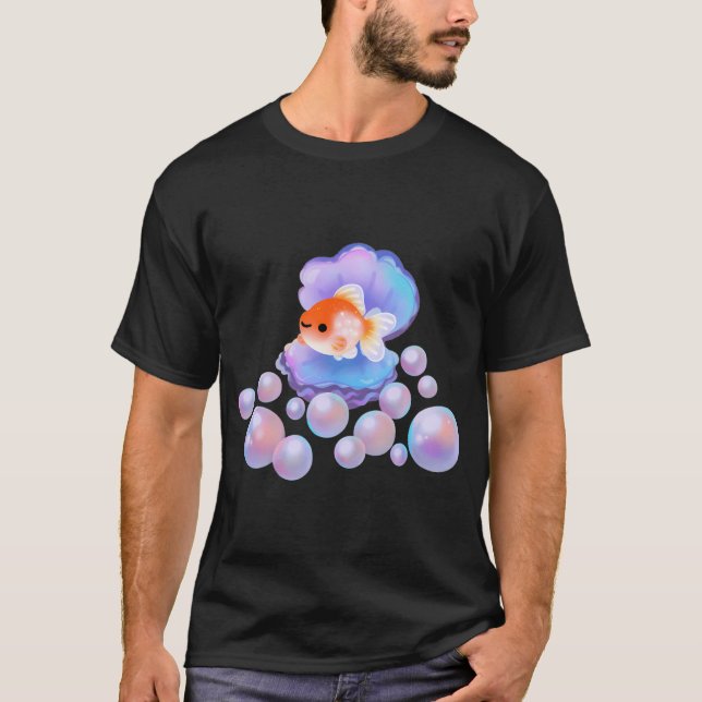 Camiseta Carpa perlada con perlas (Anverso)