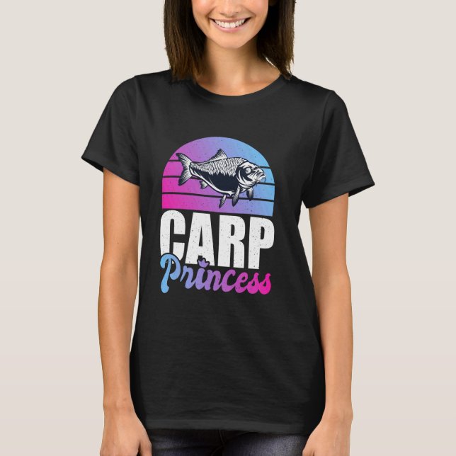 Camiseta Carpa Princesa Carpa Pesca Carpa Pesca (Anverso)