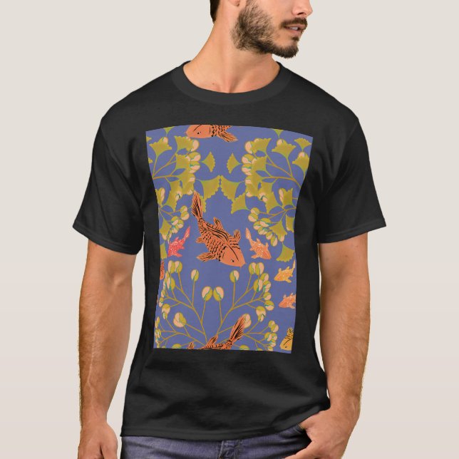 Camiseta Carpas doradas y sueños de Gingko (Anverso)