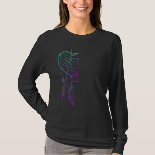 Camiseta Carpe Diem - Heart Feathers Dreamcatcher 2 - Fan F