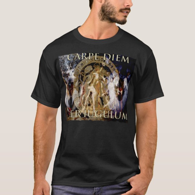Camiseta Carpe Diem por Iugulum/agarra el día por la (Anverso)
