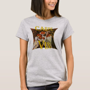 Camiseta Carpe Vin Vino Wine Zinfandel Tiki Bar Enoteca