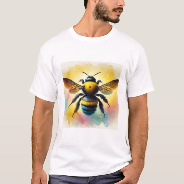 Camiseta Carpenter bee 041024AREF116 - Watercolor (Anverso)