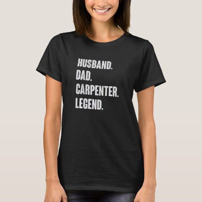 Camiseta Carpenter Dad Definition Para un papá carpintero (Anverso)