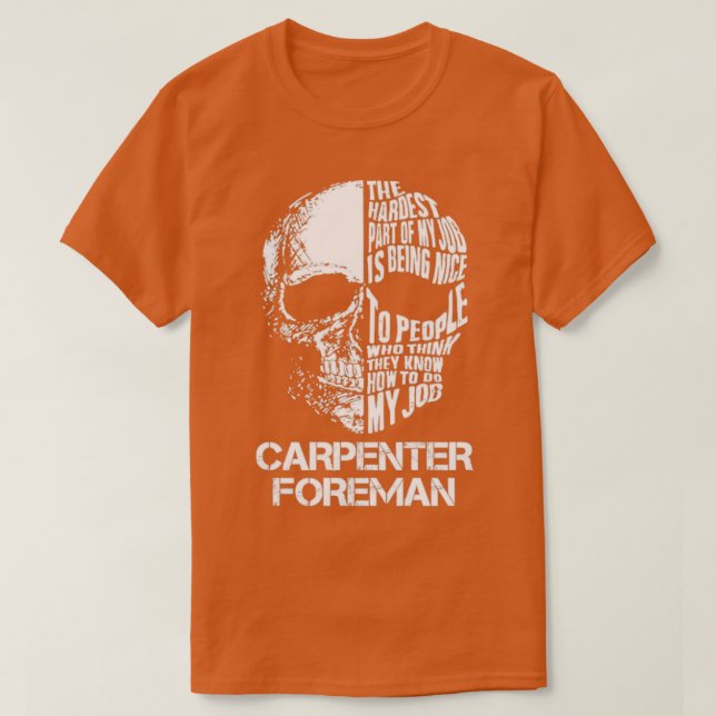 Camiseta Carpenter Foreman (Diseño del anverso)