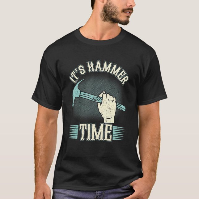 Camiseta Carpenter It's Hammer Time Woodman Profesional Wo (Anverso)