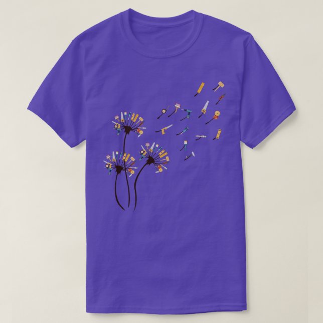 Camiseta Carpenter Shirt Dandelion Carpenter Lover (Diseño del anverso)